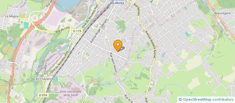 localisation de l'entreprise SCI REPINVEST à MONTCEAU-LES-MINES