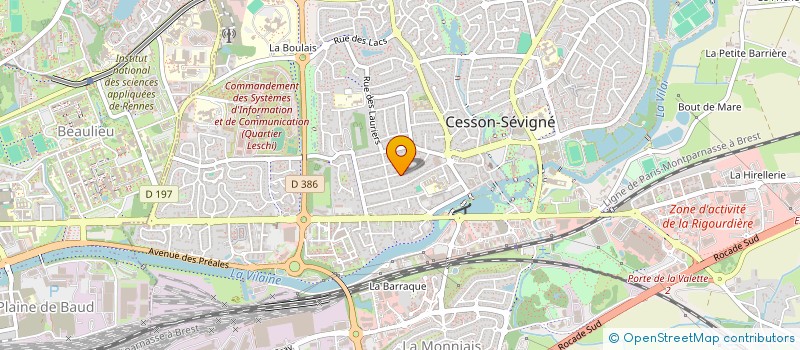 localisation de l'entreprise SCI REPNAL à CESSON-SEVIGNE