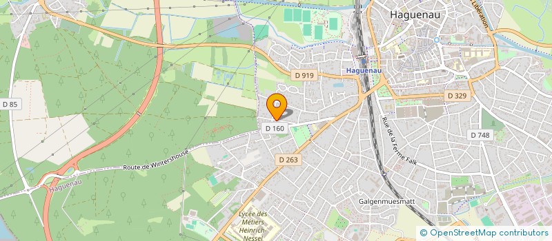 localisation de l'entreprise SCI REPO  HAGUENAU