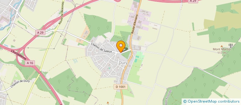 localisation de l'entreprise SCI REPONZE  DURY