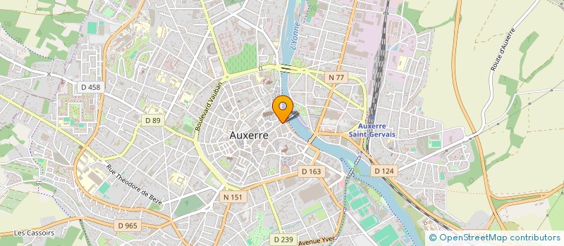 localisation de l'entreprise SCI REPUB S-M à AUXERRE