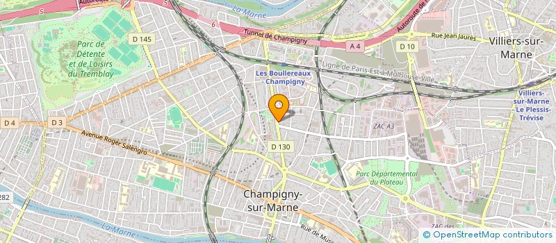 localisation de l'entreprise SCI REPUBLICA  CHAMPIGNY-SUR-MARNE