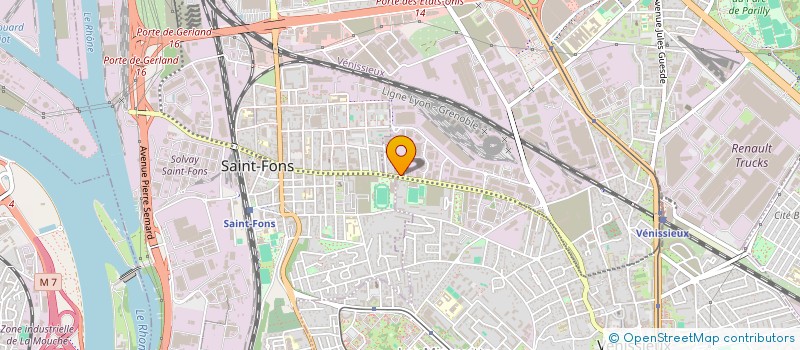 localisation de l'entreprise SCI REPUBLIQUE 1  VENISSIEUX