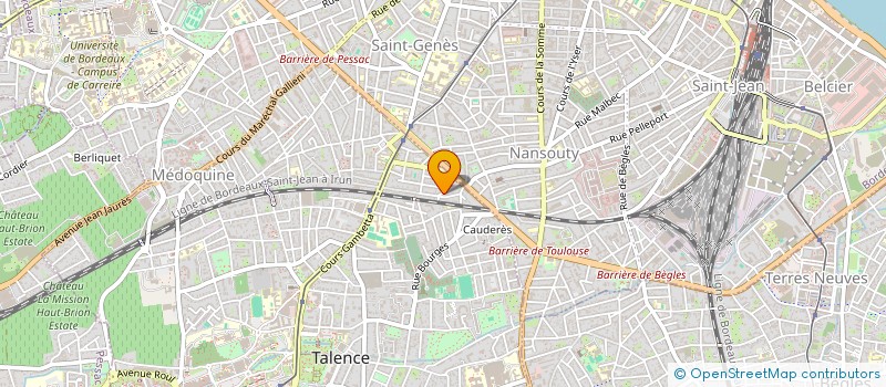 localisation de l'entreprise SCI REPUBLIQUE 103  TALENCE