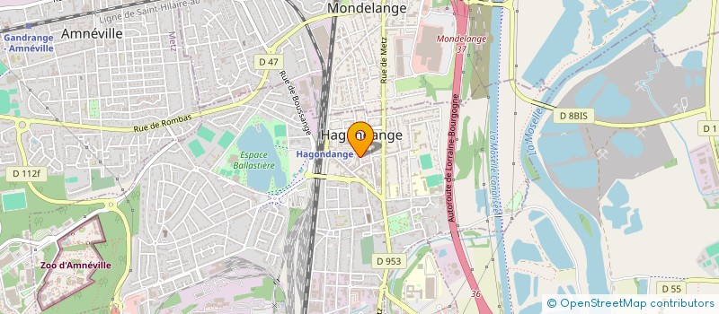 localisation de l'entreprise SCI REPUBLIQUE 17 à HAGONDANGE