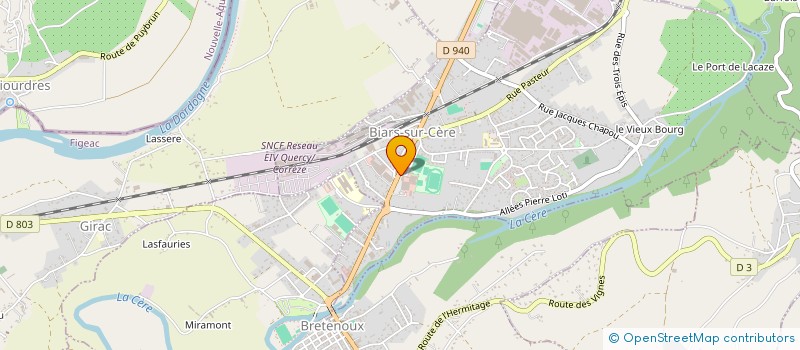 localisation de l'entreprise SCI REPUBLIQUE à BIARS-SUR-CERE