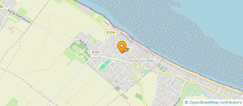 localisation de l'entreprise SCI REPUBLIQUE  LION-SUR-MER