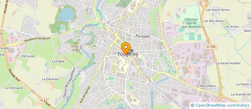 localisation de l'entreprise SCI REPUBLIQUE  FOUGERES