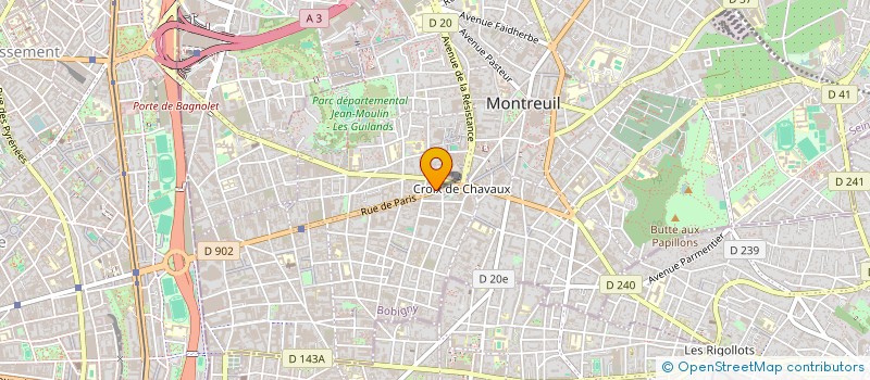 localisation de l'entreprise SCI REPUBLIQUE à MONTREUIL