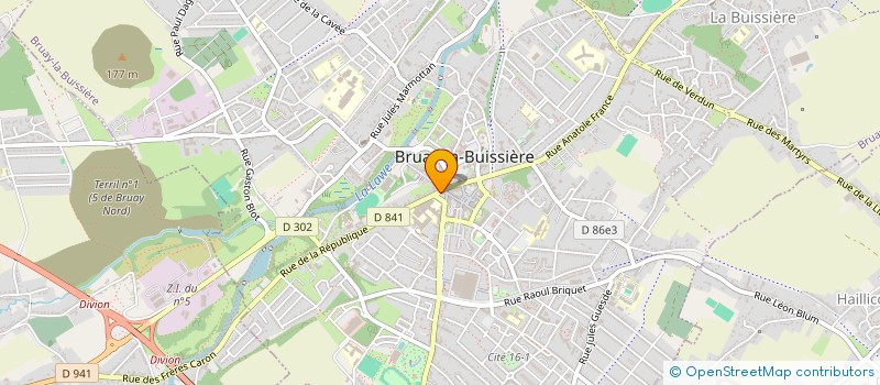 localisation de l'entreprise SCI REPUBLIQUE  BRUAY-LA-BUISSIERE