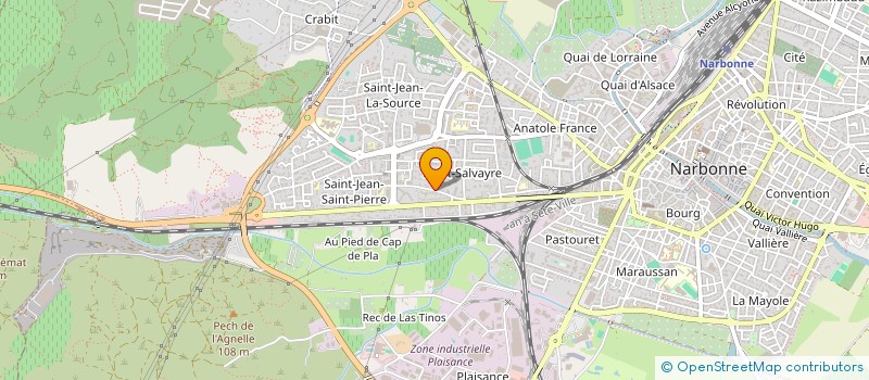 localisation de l'entreprise SCI REPUBLIQUE  NARBONNE
