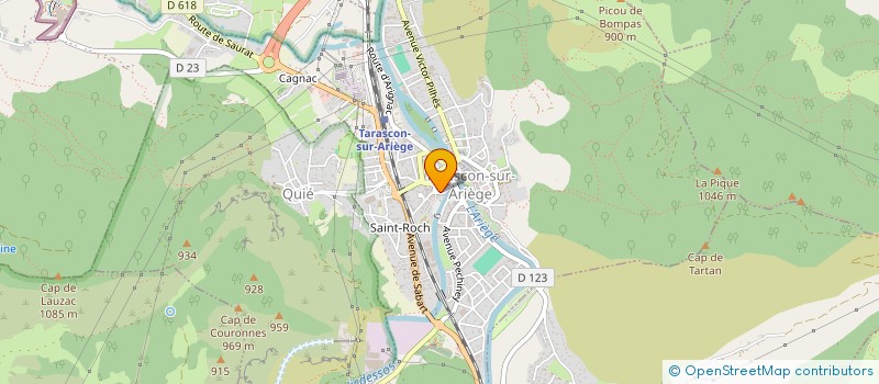 localisation de l'entreprise SCI REPUBLIQUE à TARASCON-SUR-ARIEGE
