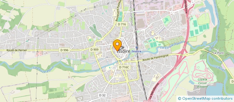 localisation de l'entreprise SCI REPUBLIQUE  ISSOIRE