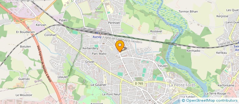 localisation de l'entreprise SCI REPUBLIQUE à AURAY