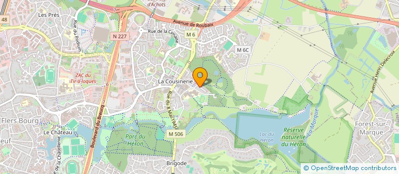 localisation de l'entreprise SCI REPUBLIQUE à VILLENEUVE-D'ASCQ