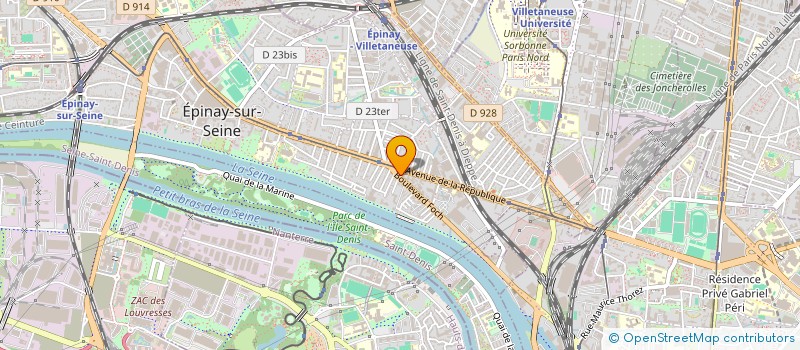 localisation de l'entreprise SCI REPUBLIQUE à EPINAY-SUR-SEINE