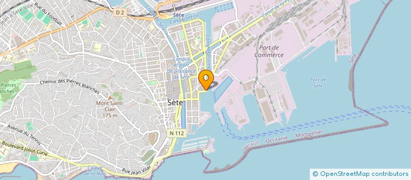 localisation de l'entreprise SCI REPUBLIQUE  SETE