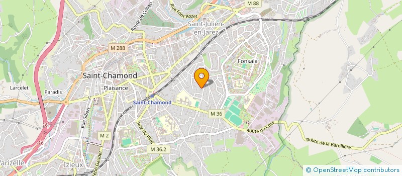 localisation de l'entreprise SCI REPUBLIQUE 45  SAINT-CHAMOND