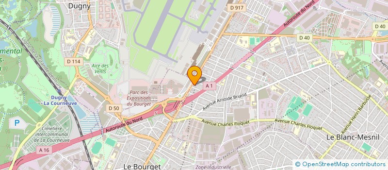 localisation de l'entreprise SCI REPUBLIQUE à LE BLANC-MESNIL