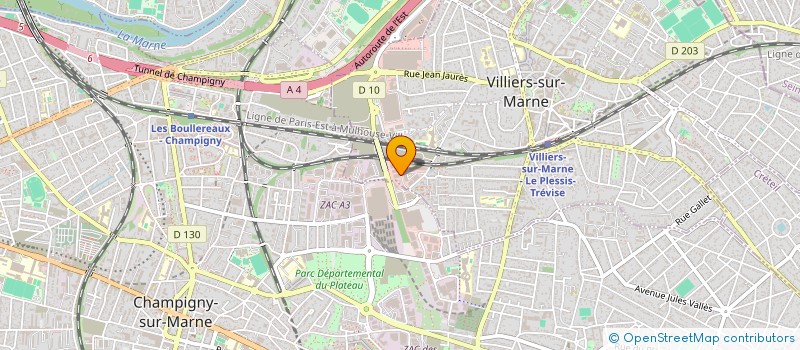 localisation de l'entreprise SCI REPUBLIQUE  VILLIERS-SUR-MARNE