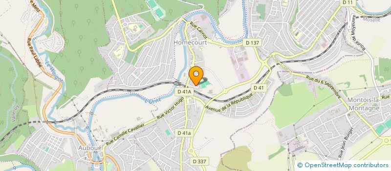 localisation de l'entreprise SCI REPUBLIQUE  HOMECOURT