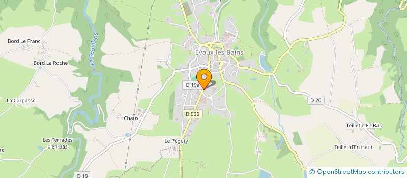 localisation de l'entreprise SCI REPUBLIQUE  EVAUX-LES-BAINS