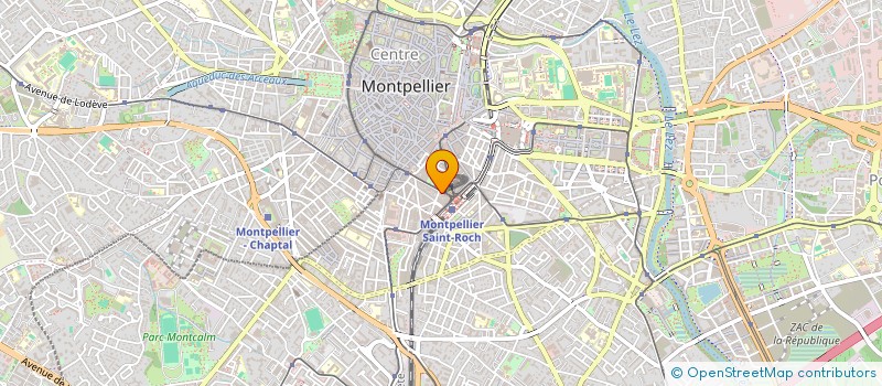 localisation de l'entreprise SCI REPUBLIQUE à MONTPELLIER