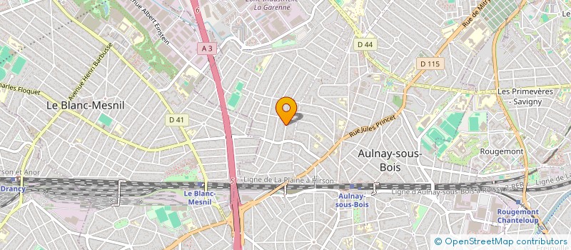 localisation de l'entreprise SCI REPUBLIQUE à AULNAY-SOUS-BOIS