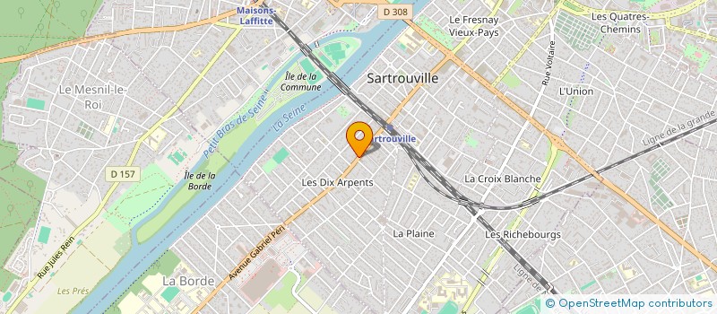 localisation de l'entreprise SCI REPUBLIQUE  SARTROUVILLE