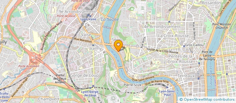 localisation de l'entreprise SCI REPUBLIQUE SAINT BONAVENTURE  LYON