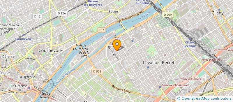 localisation de l'entreprise SCI REPUBLIQUE SAINT MAUR à LEVALLOIS-PERRET