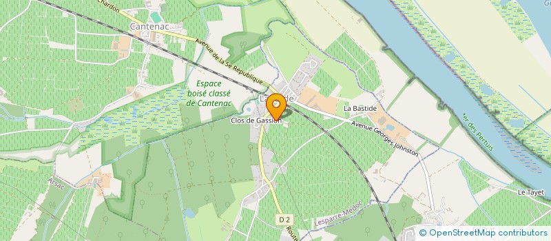 localisation de l'entreprise SCI REPY  LABARDE