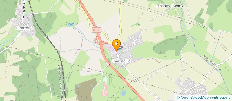 localisation de l'entreprise SCI REQUIN  CHARMOILLE