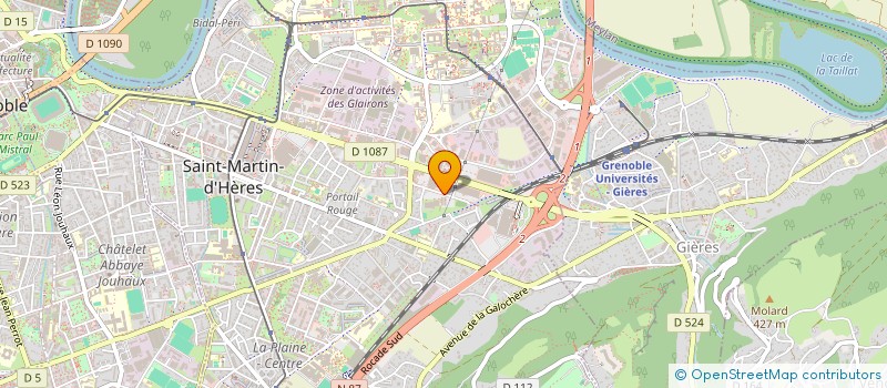 localisation de l'entreprise SCI RER  SAINT-MARTIN-D'HERES