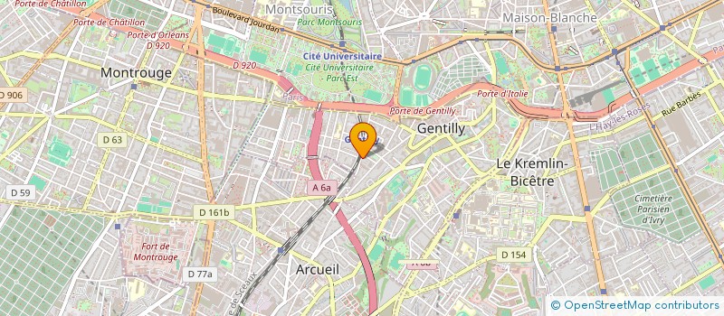 localisation de l'entreprise SCI RER GENTILLY  GENTILLY