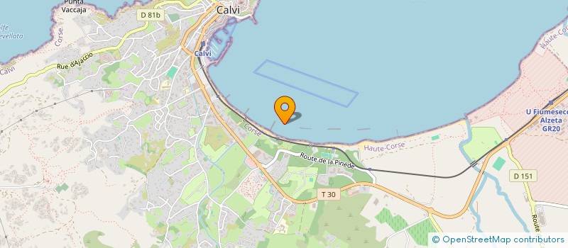 localisation de l'entreprise SCI RES CAROLINE à CALVI