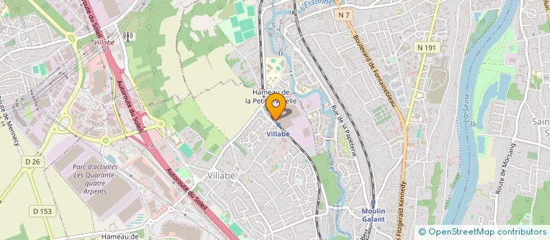 localisation de l'entreprise SCI RES D AMBREVILLE à VILLABE