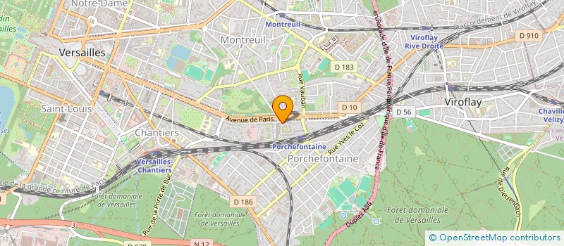 localisation de l'entreprise SCI RES DE LA ROSERAIE à VERSAILLES