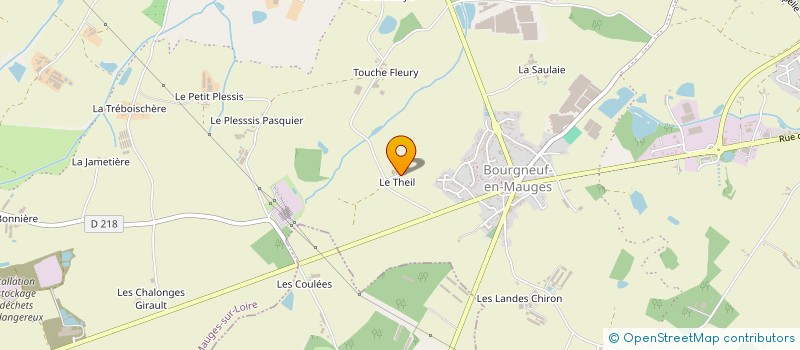 localisation de l'entreprise SCI RES DES GRANDS JARDINS  MAUGES-SUR-LOIRE