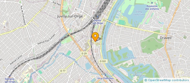 localisation de l'entreprise SCI RES MONTTESSUY CHATILLON à JUVISY-SUR-ORGE