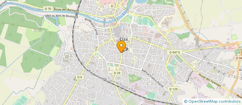 localisation de l'entreprise SCI RES ST PIERRE à DAX