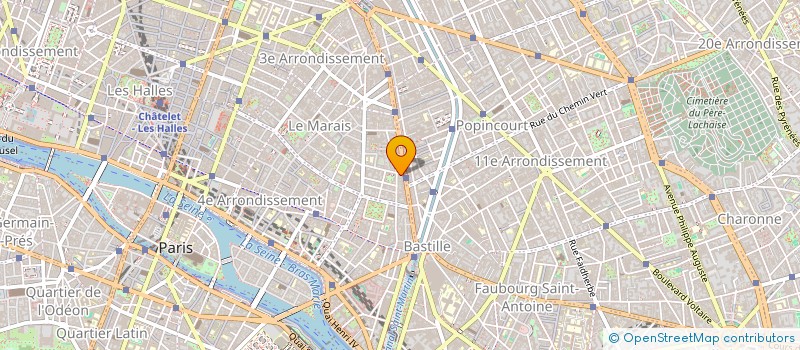 localisation de l'entreprise SCI RESAC  PARIS