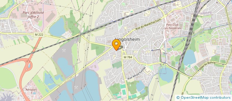 localisation de l'entreprise SCI RESAUX  LINGOLSHEIM