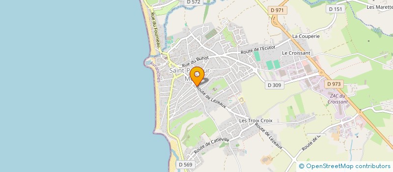 localisation de l'entreprise SCI RESBEUT FAMILY  SAINT-PAIR-SUR-MER