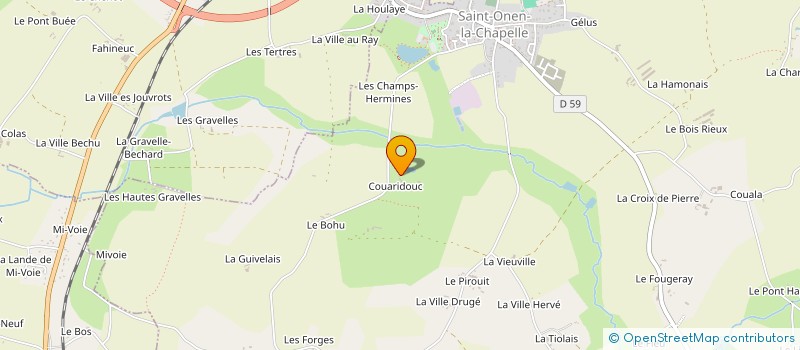 localisation de l'entreprise SCI RESCYTHAL  SAINT-ONEN-LA-CHAPELLE