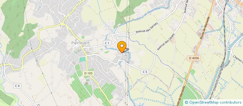 localisation de l'entreprise SCI RESEDA  PIERREVERT