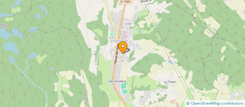 localisation de l'entreprise SCI RESEDA  CHAMPIER