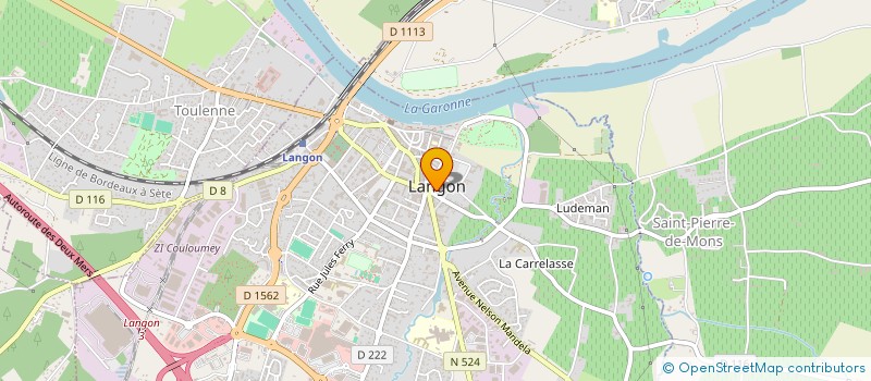 localisation de l'entreprise SCI RESEN à LANGON