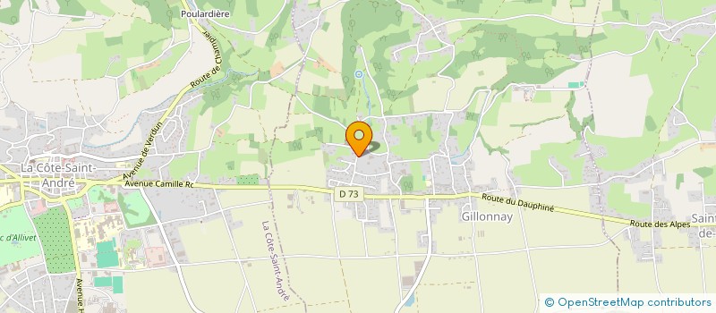 localisation de l'entreprise SCI RESERVE NATURELLE DU GRAND ALBERT  GILLONNAY