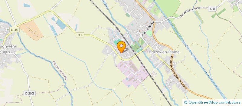 localisation de l'entreprise SCI RESERVOIRS HONORE  BRAZEY-EN-PLAINE
